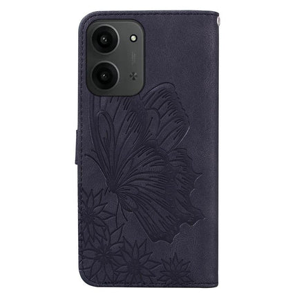 Retro Skin Feel Butterflies Embossing Horizontal Flip Leather Phone Case, For Redmi 15C 5G / 4G EU 173mm, For Redmi 15 5G Global / 4G SEA 169.5mm, For Redmi 15 5G / 4G EU 171mm, For Redmi A4 5G