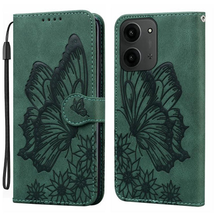 Retro Skin Feel Butterflies Embossing Horizontal Flip Leather Phone Case, For Redmi 15C 5G / 4G EU 173mm, For Redmi 15 5G Global / 4G SEA 169.5mm, For Redmi 15 5G / 4G EU 171mm, For Redmi A4 5G
