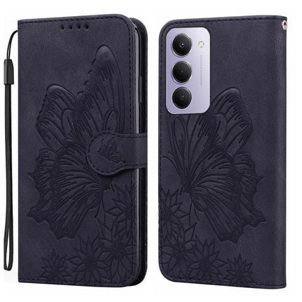 Retro Skin Feel Butterflies Embossing Horizontal Flip Leather Phone Case, For Redmi 15C 5G / 4G EU 173mm, For Redmi 15 5G Global / 4G SEA 169.5mm, For Redmi 15 5G / 4G EU 171mm, For Redmi A4 5G