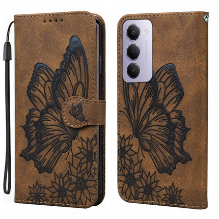 Retro Skin Feel Butterflies Embossing Horizontal Flip Leather Phone Case, For Redmi 15C 5G / 4G EU 173mm, For Redmi 15 5G Global / 4G SEA 169.5mm, For Redmi 15 5G / 4G EU 171mm, For Redmi A4 5G