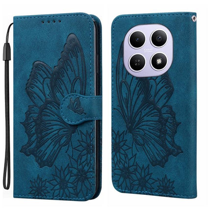 Retro Skin Feel Butterflies Embossing Horizontal Flip Leather Phone Case, For Redmi Note 15 Pro+ 5G Global 163.3mm, For Redmi Note 15 4G / 5G Global 164mm, For Redmi Note 15 Pro 4G Global 163.2mm, For Redmi Note 15 Pro 5G Global 163.6mm