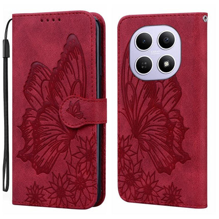 Retro Skin Feel Butterflies Embossing Horizontal Flip Leather Phone Case, For Redmi Note 15 Pro+ 5G Global 163.3mm, For Redmi Note 15 4G / 5G Global 164mm, For Redmi Note 15 Pro 4G Global 163.2mm, For Redmi Note 15 Pro 5G Global 163.6mm