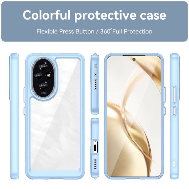 Colorful Series Acrylic Hybrid TPU Phone Case, For Honor 200, For Honor 200 Pro, For Honor 200 Lite Global, For Honor X6 5G