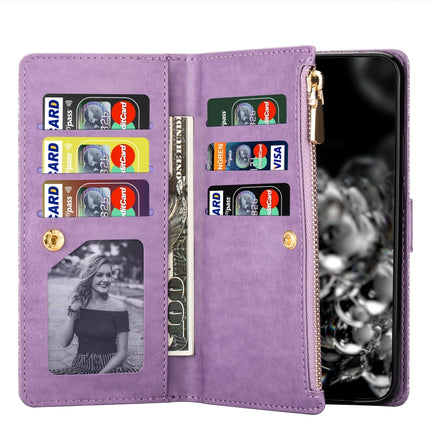 Multi-card Slots Starry Sky Laser Carving Glitter Zipper Horizontal Flip Leather Case with Holder & Wallet & Lanyard, For Samsung Galaxy A20e /  A10e, For Samsung Galaxy A40, For Samsung Galaxy M40 / A60, For Samsung Galaxy A6 (2018)