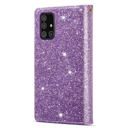 Multi-card Slots Starry Sky Laser Carving Glitter Zipper Horizontal Flip Leather Case with Holder & Wallet & Lanyard, For Samsung Galaxy A71, For Samsung Galaxy A51, For Samsung Galaxy A81 / Note 10 Lite / M60s, For Samsung Galaxy A91 / S10 Lite / M80s