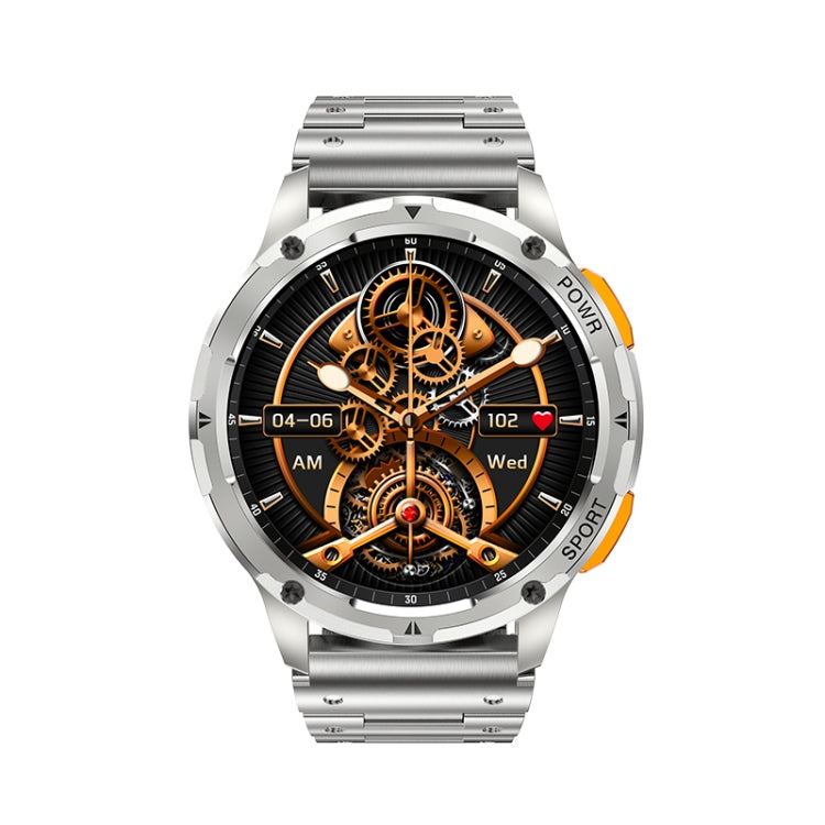 LEMFO AK59 1.43 inch AMLOED Round Screen Steel Strap Smart Watch