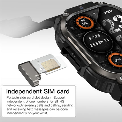 LEMFO DM63 2.13 inch AMOLED Square Screen Smart Watch Android 8.1, 2GB+16GB