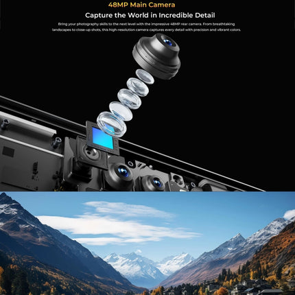 OUKITEL RT8 4G Netzwerk IP68/IP69K Robustes Tablet, 11 Zoll Android 13 MediaTek Helio G99 Quad Core Unterstützt Dual SIM, EU Stecker, RT8 6GB+256GB