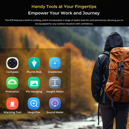 OUKITEL RT8 4G Netzwerk IP68/IP69K Robustes Tablet, 11 Zoll Android 13 MediaTek Helio G99 Quad Core Unterstützt Dual SIM, EU Stecker, RT8 6GB+256GB