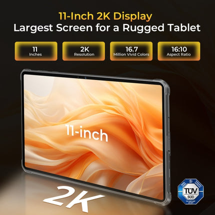 OUKITEL RT8 4G Netzwerk IP68/IP69K Robustes Tablet, 11 Zoll Android 13 MediaTek Helio G99 Quad Core Unterstützt Dual SIM, EU Stecker, RT8 6GB+256GB