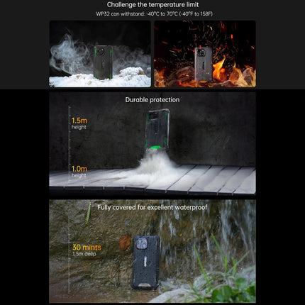 Oukitel WP32, IP68/IP69K, 5,93 Zoll Android 13 Unisoc Tiger T606 Octa-Core, NFC, OTG, Netzwerk: 4G, 4 GB + 128 GB