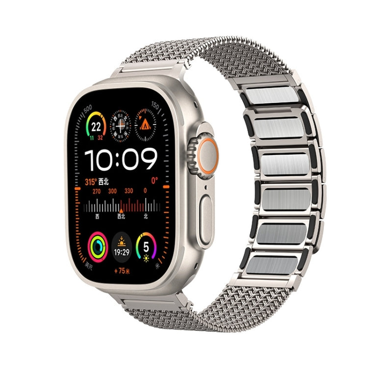 Magnetic Clasp Braided Chain Stainless Steel Watch Band