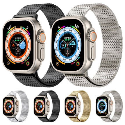 Milanese Loop Magnetic Clasp Stainless Steel Watch Band, For Apple Watch SE 40mm, For Apple Watch SE 44mm, For Apple Watch Series 6 40mm, For Apple Watch Series 6 44mm, For Apple Watch Series 5 44mm, For Apple Watch Series 5 40mm