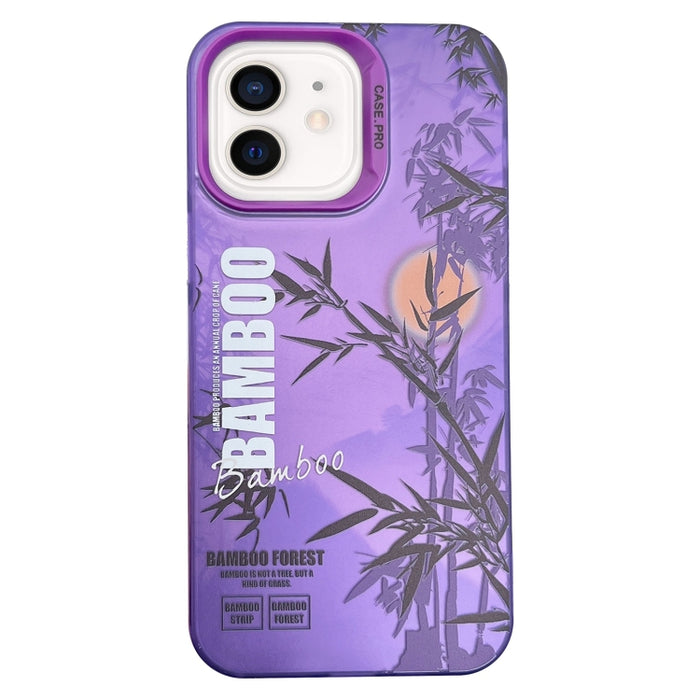 Creative Oil Painting Colorful Sunset Scenery TPU + PC Shockproof Phone Case, For iPhone 11
