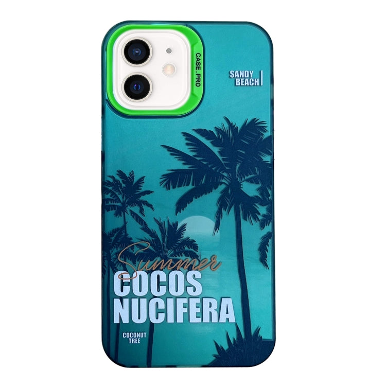 Creative Oil Painting Colorful Sunset Scenery TPU + PC Shockproof Phone Case, For iPhone 11