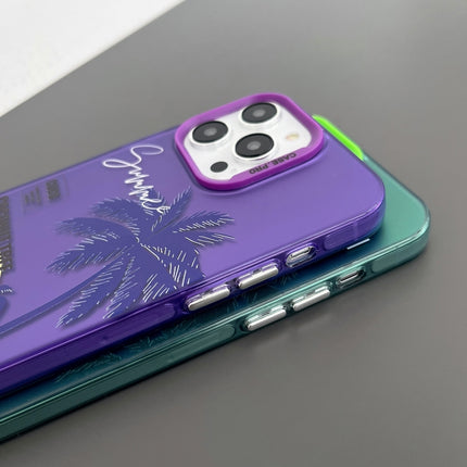 Creative Oil Painting Colorful Sunset Scenery TPU + PC Shockproof Phone Case, For iPhone 11