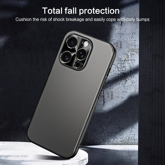 R-JUST RJ-61 Electroplating Frosted TPU + PC Phone Case, For iPhone 14 Pro, For iPhone 14 Pro Max, For iPhone 13 Pro Max, For iPhone 13 Pro, For iPhone 13, For iPhone 12 Pro Max