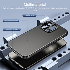 R-JUST RJ-61 Electroplating Frosted TPU + PC Phone Case, For iPhone 15 Pro Max, For iPhone 15 Pro, For iPhone 15 Plus, For iPhone 15, For iPhone 14 Plus, For iPhone 14