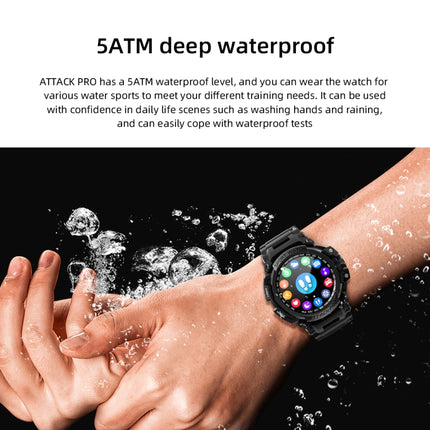LOKMAT ATTACK Pro 1.32 inch BT5.1 Smart Sport Watch, Support Bluetooth Call / Sleep / Blood Oxygen / Heart Rate / Blood Pressure Health Monitor