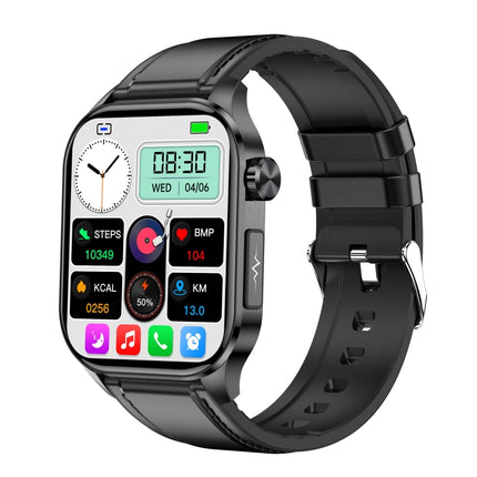 ET580 2.04 inch AMOLED Screen Sports Smart Watch Support Bluetooth Call /  ECG Function
