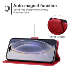 Leather Phone Case, For iPhone 16 Pro, For iPhone 16 Plus, For iPhone 16