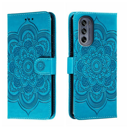 Sun Mandala Embossing Pattern Phone Leather Case, For Motorola Moto S30 Pro, For Motorola Moto G32, For Motorola Moto G62 5G