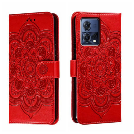 Sun Mandala Embossing Pattern Phone Leather Case, For Motorola Moto S30 Pro, For Motorola Moto G32, For Motorola Moto G62 5G
