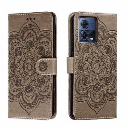 Sun Mandala Embossing Pattern Phone Leather Case, For Motorola Moto S30 Pro, For Motorola Moto G32, For Motorola Moto G62 5G