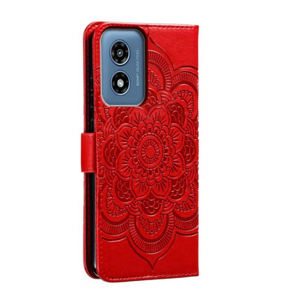 Sun Mandala Embossing Pattern Phone Leather Case, For Motorola Moto G Play 2024, For Motorola Moto G Power 5G 2024, For Motorola Moto G84