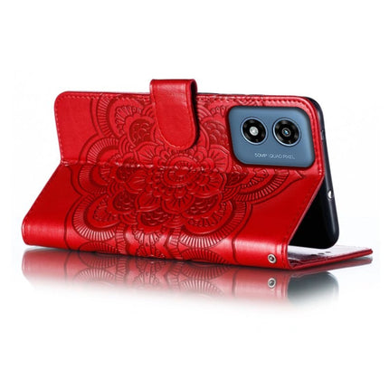 Sun Mandala Embossing Pattern Phone Leather Case, For Motorola Moto G Play 2024, For Motorola Moto G Power 5G 2024, For Motorola Moto G84