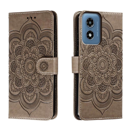 Sun Mandala Embossing Pattern Phone Leather Case, For Motorola Moto G Play 2024, For Motorola Moto G Power 5G 2024, For Motorola Moto G84