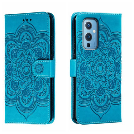 Sun Mandala Embossing Pattern Phone Leather Case, For OnePlus Nord 2 5G, For OnePlus 9 Pro, For OnePlus 9