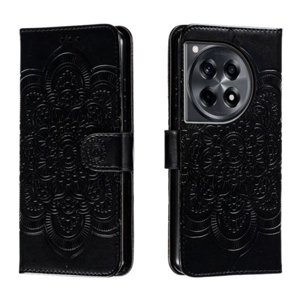 Sun Mandala Embossing Pattern Phone Leather Case, For OnePlus Nord 4, For OnePlus Nord CE4 Lite Global, For OnePlus Ace 3