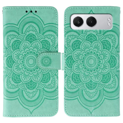 Sun Mandala Embossing Pattern Phone Leather Case, For OnePlus Nord 4, For OnePlus Nord CE4 Lite Global, For OnePlus Ace 3