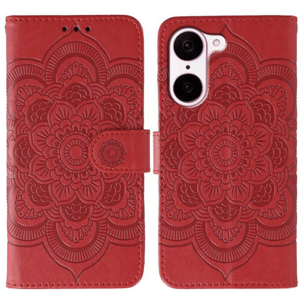 Sun Mandala Embossing Pattern Phone Leather Case, For OnePlus Nord CE5 / Ace 5 Racing, For OnePlus Ace 5 / Ace 5 Pro / 13R, For OnePlus 13