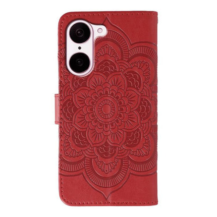 Sun Mandala Embossing Pattern Phone Leather Case, For OnePlus Nord CE5 / Ace 5 Racing, For OnePlus Ace 5 / Ace 5 Pro / 13R, For OnePlus 13