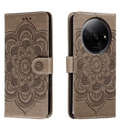 Sun Mandala Embossing Pattern Phone Leather Case, For Xiaomi Redmi A3, For Xiaomi Redmi Note 13 Pro 4G, For Xiaomi Redmi Note 13 4G