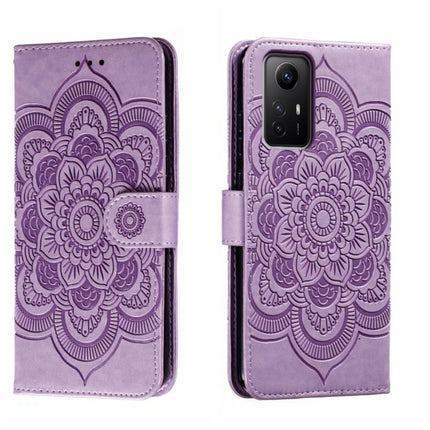 Sun Mandala Embossing Pattern Phone Leather Case, For Xiaomi Redmi Note 12S, For Xiaomi 13 Ultra