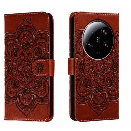 Sun Mandala Embossing Pattern Phone Leather Case, For Xiaomi Redmi Note 12S, For Xiaomi 13 Ultra