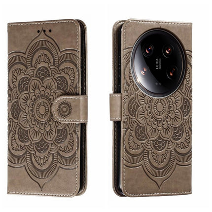 Sun Mandala Embossing Pattern Phone Leather Case, For Xiaomi Redmi Note 13R Pro, For Xiaomi 14 Ultra, For Xiaomi Redmi Note 13 Pro+