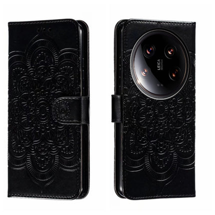 Sun Mandala Embossing Pattern Phone Leather Case, For Xiaomi Redmi Note 13R Pro, For Xiaomi 14 Ultra, For Xiaomi Redmi Note 13 Pro+