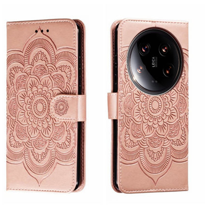 Sun Mandala Embossing Pattern Phone Leather Case, For Xiaomi Redmi Note 13R Pro, For Xiaomi 14 Ultra, For Xiaomi Redmi Note 13 Pro+