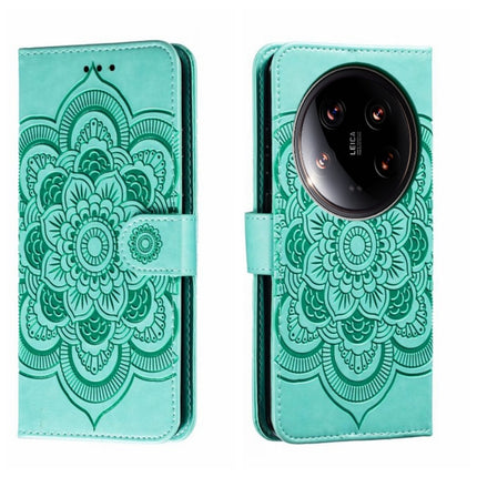 Sun Mandala Embossing Pattern Phone Leather Case, For Xiaomi Redmi Note 13R Pro, For Xiaomi 14 Ultra, For Xiaomi Redmi Note 13 Pro+