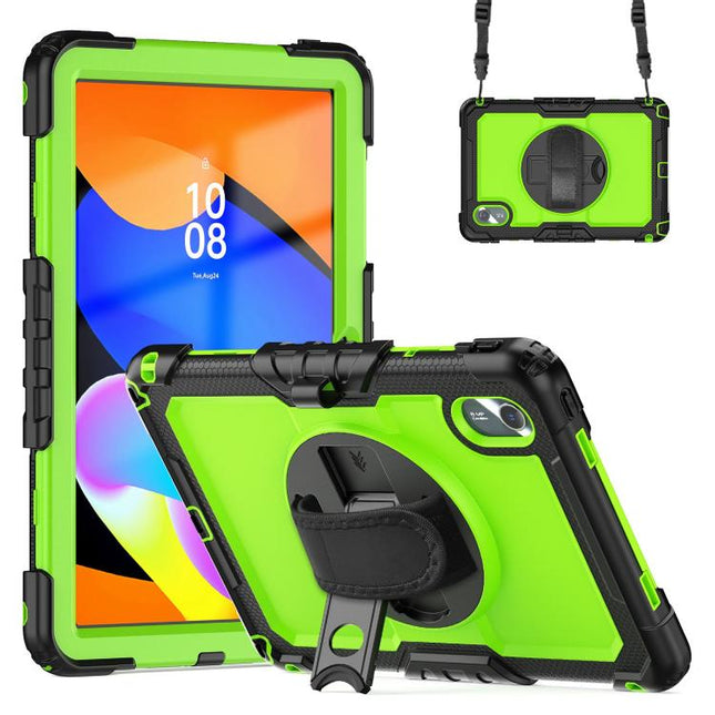 Silicone Hybrid PC Tablet Case with Shoulder Strap, For Lenovo Xiaoxin Pad 2024 / 2025