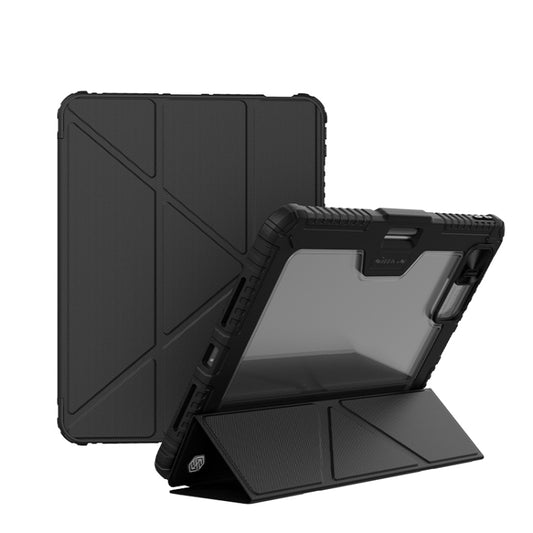 NILLKIN Bumper Pro Multi-angle Folding Style Tablet Leather Case, For iPad Air 13 2024 / 2025, For iPad Pro 13 2024, For iPad Pro 11 2024