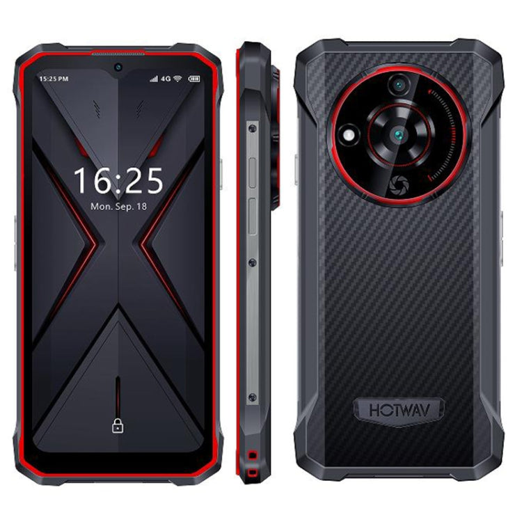 HOTWAV T7 Rugged Phone, 6280mAh, 6.52 inch Android 13 MT8788 Octa Core, Network: 4G, OTG, 4GB+128GB