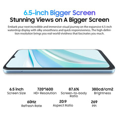 Blackview WAVE 6C, 6.5 inch Android 13 Unisoc SC9863A Octa Core up to 1.6GHz, Network: 4G, OTG, 2GB+32GB