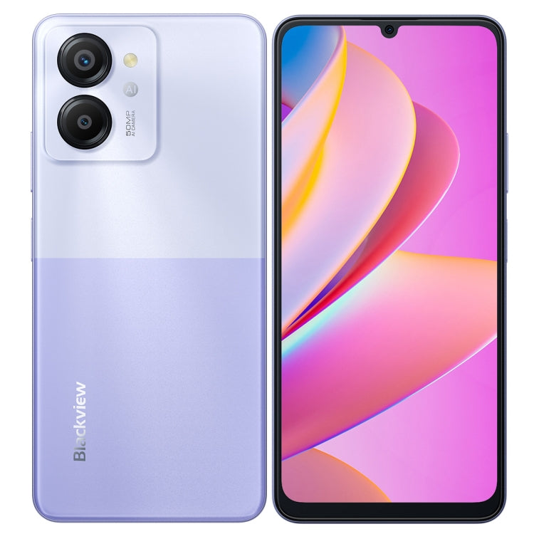 Blackview COLOR 8, Fingerprint & Face Identification, 6.75 inch Android 13 Unisoc T616 Octa Core up to 2.2GHz, Network: 4G, OTG