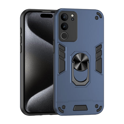 Shockproof Metal Ring Holder Phone Case, For vivo V60 Lite 5G / 4G, For vivo V50 Lite 5G, For vivo V40 Lite 5G IDN, For vivo V29e 5G, For vivo V29 5G, For vivo V27e, For vivo V27, For vivo Y16