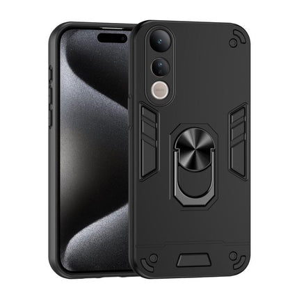 Shockproof Metal Ring Holder Phone Case, For vivo V60 Lite 5G / 4G, For vivo V50 Lite 5G, For vivo V40 Lite 5G IDN, For vivo V29e 5G, For vivo V29 5G, For vivo V27e, For vivo V27, For vivo Y16